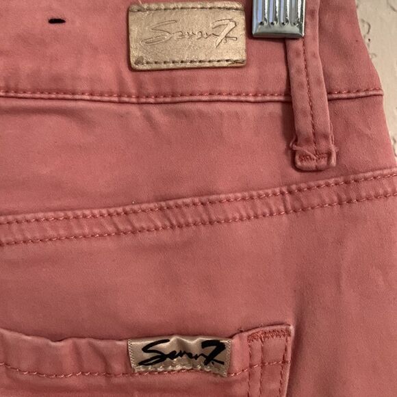 SEVEN7 Pink Woman’s Jeans Size 4 - Picture 7 of 9
